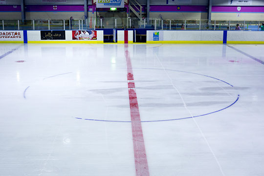 Centre Ice at the Learn to Skate hockey school.